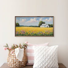 Load image into Gallery viewer, White Barn In Spring Field