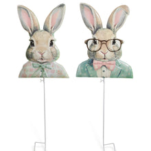 Load image into Gallery viewer, Dapper Bunny Garden Stake