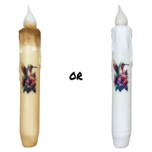 Load image into Gallery viewer, Hummingbird Bird Spring Battery Operated Timer Taper Candles