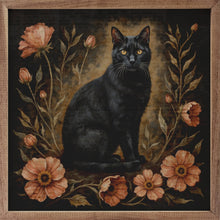 Load image into Gallery viewer, Floral Autumn Cat