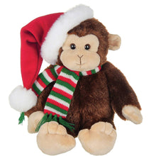 Load image into Gallery viewer, Nicky the Christmas Santa monkey