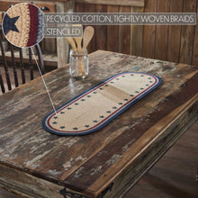 Load image into Gallery viewer, My Country Oval Runner Stencil Stars