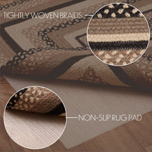Load image into Gallery viewer, Sawyer Mill Charcoal Creme Jute Rug Rect w/ Pad