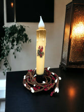 Load image into Gallery viewer, Red Cardinal Bird LED Battery Operated Timer Taper Candles
