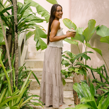 Load image into Gallery viewer, Stone Shipwrecked Maxi Skirt with Bead