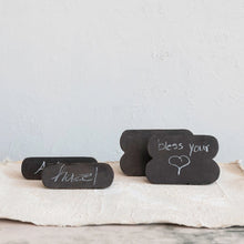 Load image into Gallery viewer, Found Wood Standing Black Chalkboard Sign