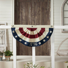 Load image into Gallery viewer, Americana 1776 Flag Bunting – Patriotic Red White Blue