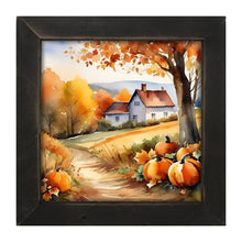 Load image into Gallery viewer, Halloween and Fall Rustic Framed Seasonal Pictures