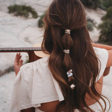 Load image into Gallery viewer, "Rise" Gold Sun Hair Tie Bracelets