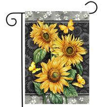 Load image into Gallery viewer, Elegant Sunflowers Garden Flag