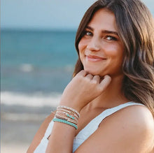 Load image into Gallery viewer, "Reflect" Ocean Wave Hair Tie Bracelets