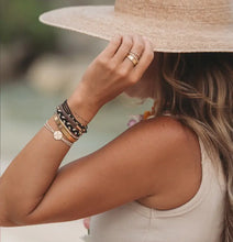 Load image into Gallery viewer, "Focus" Gold Arrow Charm Hair Tie Bracelets