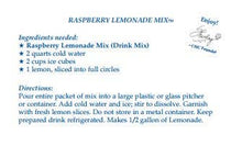 Load image into Gallery viewer, Raspberry Lemonade Mix