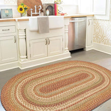 Load image into Gallery viewer, Harvest Premium Non-Shedding Jute Braided Rugs, Multicolor