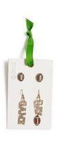 Load image into Gallery viewer, Game Day 18 Karat Gold Plated Earring Set