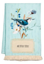 Load image into Gallery viewer, Embroidered Bird Tea Towels