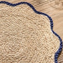 Load image into Gallery viewer, Handwoven Scalloped Edge Placemat