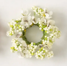 Load image into Gallery viewer, Berry Flower Candle Ring 1.5"
