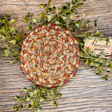 Load image into Gallery viewer, 4" Round Braided Coasters