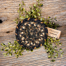Load image into Gallery viewer, 4" Round Braided Coasters
