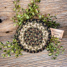 Load image into Gallery viewer, 4" Round Braided Coasters
