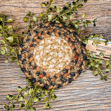 Load image into Gallery viewer, 4" Round Braided Coasters