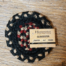 Load image into Gallery viewer, 4" Round Braided Coasters