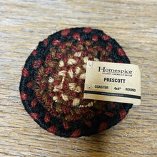 Load image into Gallery viewer, 4" Round Braided Coasters