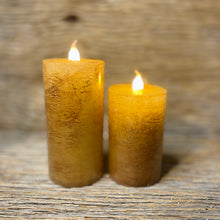 Load image into Gallery viewer, LED Realistic Wick Pillar Candles