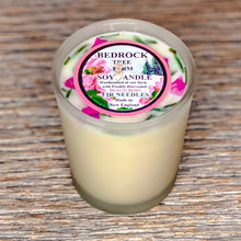 Load image into Gallery viewer, Bedrock Tree Farms use the fir needles trimmed from their sheared branches to help create authentic smelling 100% Non GMO Soy wax clean-burning candles.