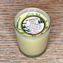 Load image into Gallery viewer, Bedrock Tree Farms use the fir needles trimmed from their sheared branches to help create authentic smelling 100% Non GMO Soy wax clean-burning candles.