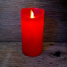 Load image into Gallery viewer, Moving Flame Wax LED Pillar Candle