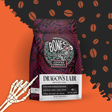 Load image into Gallery viewer, Dragon&#39;s Lair Dark Roast Coffee | 12oz | Ground
