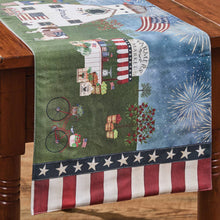 Load image into Gallery viewer, Hometown Celebration Table Runner 42" L
