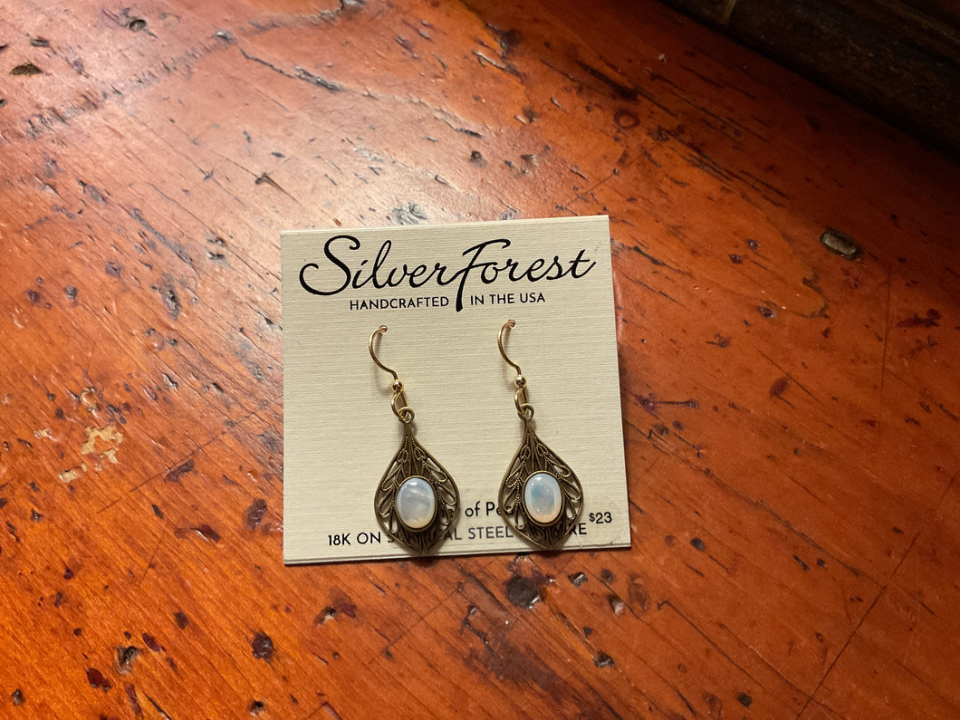 Silver Forest Earrings