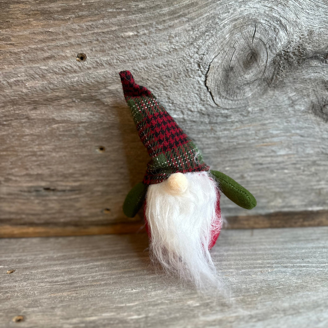 Christmas Plush Gnome Ornament