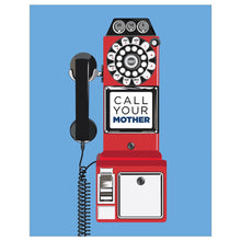 Load image into Gallery viewer, Call Your Mother Payphone Magnet
