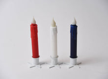 Load image into Gallery viewer, Americana Battery Operated LED Timer Taper Candles
