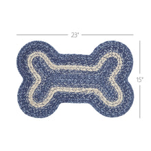 Load image into Gallery viewer, Great Falls Blue Indoor/Outdoor Medium Bone Rug
