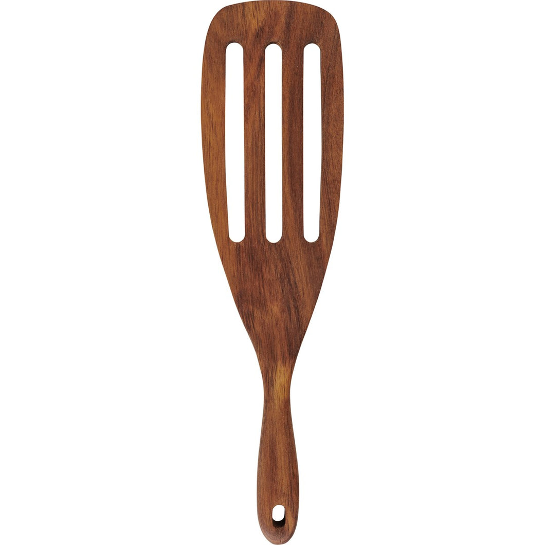 Simple Farm Wood Slotted Spatula