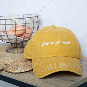 Baseball Cap - Free Range Chick