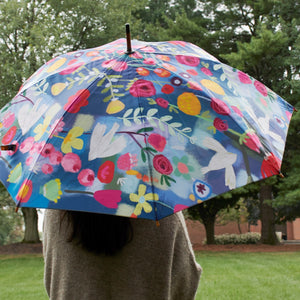 Umbrella - Blue Floral