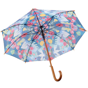 Umbrella - Blue Floral