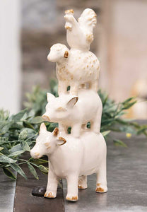 Farm Animal Resin Stack