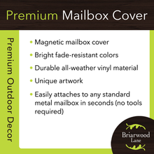 Load image into Gallery viewer, Wooden American Flag Mailbox Cover
