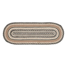Load image into Gallery viewer, Sawyer Mill Charcoal Creme Jute Oval Runner
