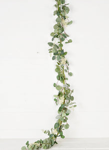 Seeded Silver Dollar Garland