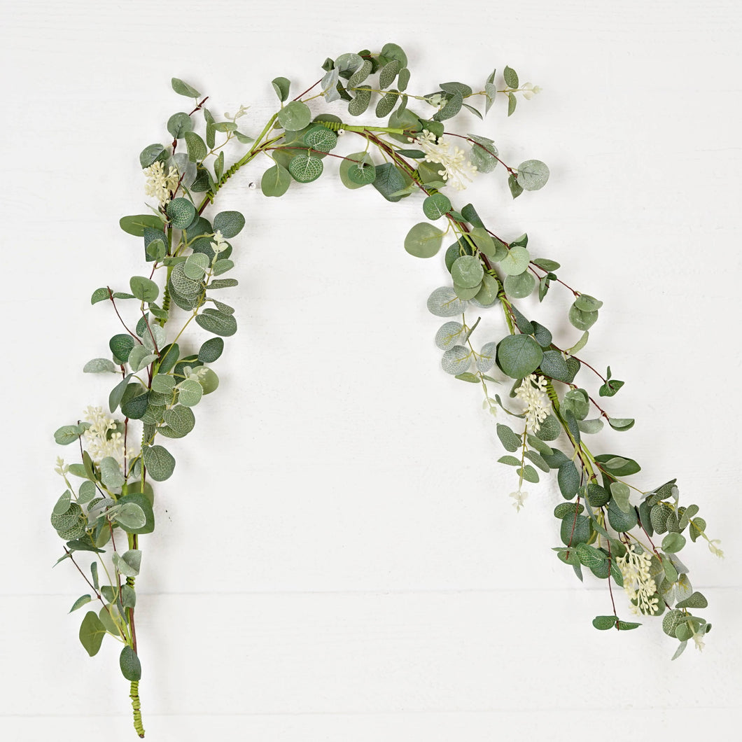 Seeded Silver Dollar Garland