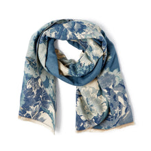 Load image into Gallery viewer, Gallery Floral Motif Double Sided Softer than Cashmere Shawl
