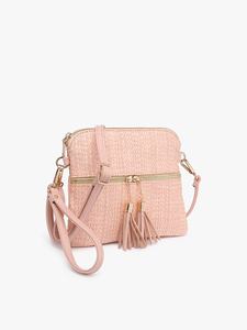Tara Arrowhead Crossbody w/ Front Zip Pocket